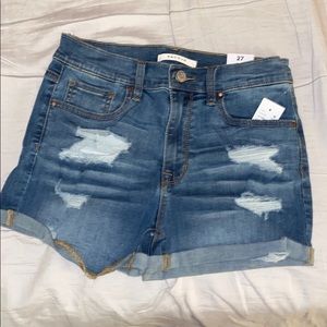 Pacsun cuffed jean shorts